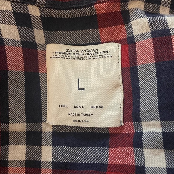 ZARA Plaid Flannel - Picture 5 of 5